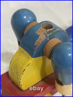RARE ORIGINAL Vintage Wooden Donald Duck, made in Occupied Japan by JayMar Toys