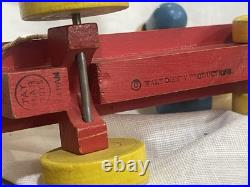 RARE ORIGINAL Vintage Wooden Donald Duck, made in Occupied Japan by JayMar Toys