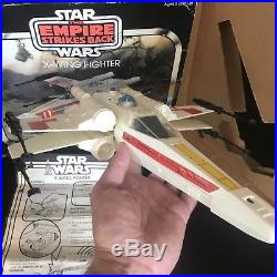 RARE Star Wars ELECTRONIC X-Wing Fighter Action Figure Vintage Toy Kenner 1980