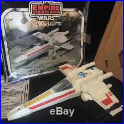 RARE Star Wars ELECTRONIC X-Wing Fighter Action Figure Vintage Toy Kenner 1980