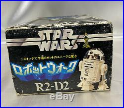 RARE Takara Robot Walk R2-D2 vintage 1978 Japanese Star Wars toy with BOX figure