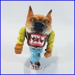 RARE VINTAGE 1997 Street SHARKS Wise Designs Muscle Mutts Bronzer Figure TOY DOG