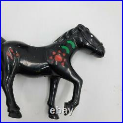 RARE VTG Indian Toy Figure Horse Lot Collectable Hard to Find