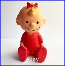 RARE Vintage 1960s HUNGERFORD Peanuts Gang 7 SALLY Toy Figure United Features