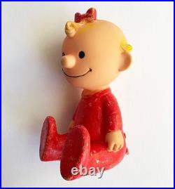 RARE Vintage 1960s HUNGERFORD Peanuts Gang 7 SALLY Toy Figure United Features