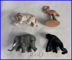 RARE Vintage 1987 Metro Zoo Complete Set of 4 Figures McDonald's Regional HTF