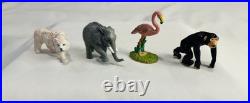 RARE Vintage 1987 Metro Zoo Complete Set of 4 Figures McDonald's Regional HTF