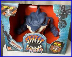 RARE Vintage 1994 Mattel Street Sharks Ripster Figure Hand Shark Puppet NRFB Toy