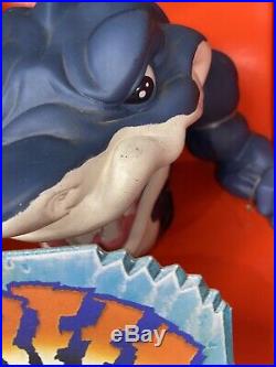 RARE Vintage 1994 Mattel Street Sharks Ripster Figure Hand Shark Puppet NRFB Toy