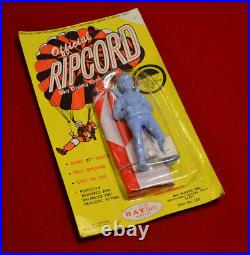 RARE Vintage Ray Line RIPCORD TV Show Sky Diving Parachutist Toy Mint On Card