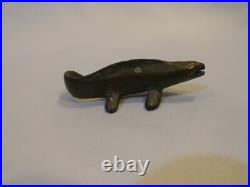 RARE Vintage SRG Metal Mosasaur Mosasaurus PREHISTORIC Reptile Dinosaur Figurine