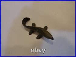 RARE Vintage SRG Metal Mosasaur Mosasaurus PREHISTORIC Reptile Dinosaur Figurine