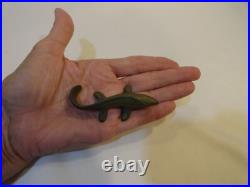RARE Vintage SRG Metal Mosasaur Mosasaurus PREHISTORIC Reptile Dinosaur Figurine