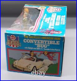 RARE vintage 1981 Mego GREATEST AMERICAN HERO Convertible Bug MIB 3.75 VW toy