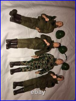 RARE vintage Topper toys The Tigers G. I. Joe toy action figures lot army military