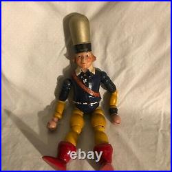 RCA RADIOTRONS JOINTED WOODEN ADVERTISING FIGURE The Selling Fool