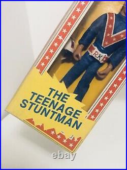 ROBBIE KNIEVEL figure withhelmet IDEAL 1976 The Teenage Stuntman MIB Ultra Rare