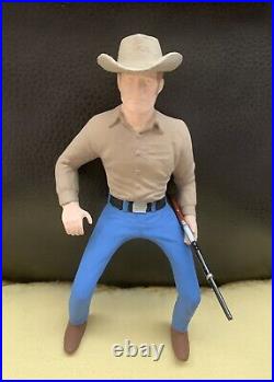 Rare 1959 Original Hartland The Rifleman Chuck Connors Cust Painted Figure