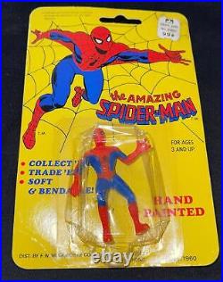 Rare 1979 Amazing Spider-man Cadence Woolworth Hand Painted Figure