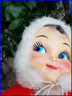 Rare Christmas Santa helper Snowbaby Elf Pixie Rushton Harold Gale stuffed toy