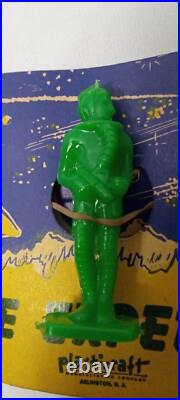 Rare New Vintage Plasticraft Space Expedition Plastic Toys Spaceman Figures