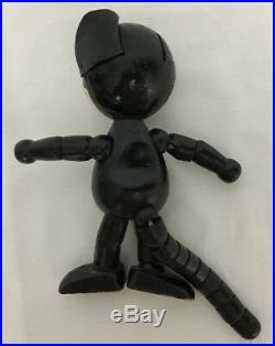 Rare Vintage 1922 Pat Sullivan Felix The Cat 8in Wood Jointed Figure Toy