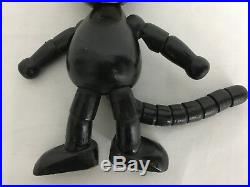 Rare Vintage 1922 Pat Sullivan Felix The Cat 8in Wood Jointed Figure Toy