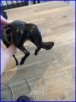 Rare Vintage 1960's Heartland Zorro Figure & Horse Tornado Action Figure Disney