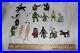 Rare Vintage 1970s Monster Movie Mini Figures by K Toys Lot of 16