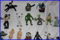 Rare Vintage 1970s Monster Movie Mini Figures by K Toys Lot of 16