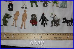 Rare Vintage 1970s Monster Movie Mini Figures by K Toys Lot of 16