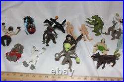 Rare Vintage 1970s Monster Movie Mini Figures by K Toys Lot of 16