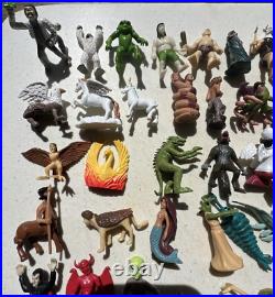 Rare Vintage 1970s Monster Movie Mini Figures by K Toys Lot of 46 MINT HTF