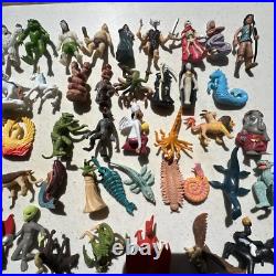 Rare Vintage 1970s Monster Movie Mini Figures by K Toys Lot of 46 MINT HTF