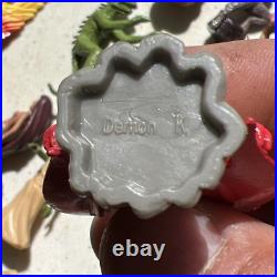 Rare Vintage 1970s Monster Movie Mini Figures by K Toys Lot of 46 MINT HTF