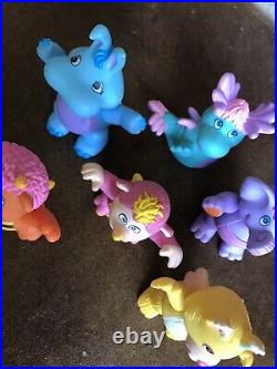Rare Vintage 1985 Disney THE WUZZLES Lot of 6 Toy Figures by Hasbro