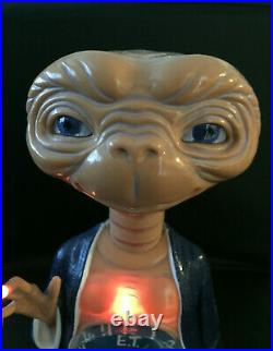 Rare Vintage 80s E. T. Extra Terrestrial Alarm Clock Toy Collectible Alien WORKS