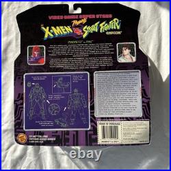 Rare Vintage'97 TOY BIZ X-Men VS Street Fighter Magneto Ryu Figures Sealed 38T