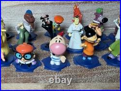 Rare Vintage CARTOON NETWORK Mini 1.5 PVC Figure Toy COMPLETE SET OF 22