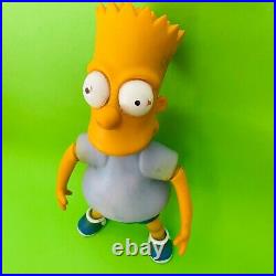 Rare Vintage Figure Bart Simpson The Simpsons Rubber Jumbo Colombian Release Toy