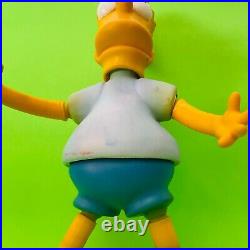 Rare Vintage Figure Bart Simpson The Simpsons Rubber Jumbo Colombian Release Toy