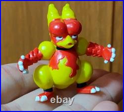 Rare Vintage Tomy Magmar Pokemon Figure CGTSJ Authentic Toy PVC Red & Yellow