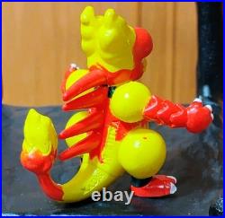 Rare Vintage Tomy Magmar Pokemon Figure CGTSJ Authentic Toy PVC Red & Yellow