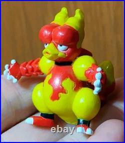 Rare Vintage Tomy Magmar Pokemon Figure CGTSJ Authentic Toy PVC Red & Yellow