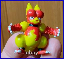 Rare Vintage Tomy Magmar Pokemon Figure CGTSJ Authentic Toy PVC Red & Yellow