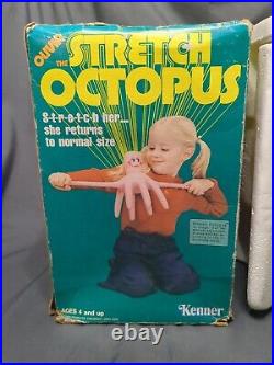 Rare Vintage stretch armstrong Olivia The Octopus 1970's Kenner With Box