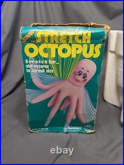 Rare Vintage stretch armstrong Olivia The Octopus 1970's Kenner With Box