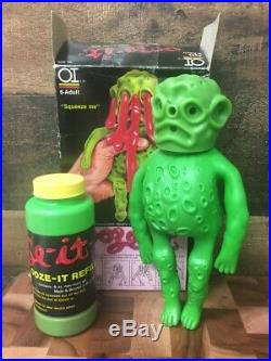Rare with BOX OOZE IT Vintage Figure Toy 1981 Halloween Monster Collectable + GOO