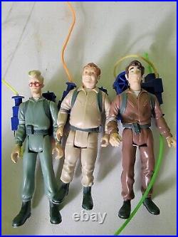 Real Ghostbusters Action Figure Lot 1980s Vintage Vtg Ecto 1 Stay Puft Plush