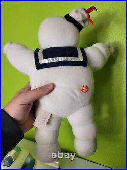 Real Ghostbusters Action Figure Lot 1980s Vintage Vtg Ecto 1 Stay Puft Plush